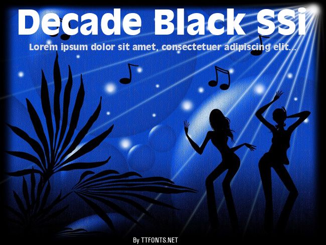 Decade Black SSi example